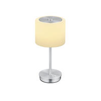 LED-TISCHLEUCHTE Abby 15.6/34 cm  - Alufarben, Design, Metall (15.6/34cm) - Hell