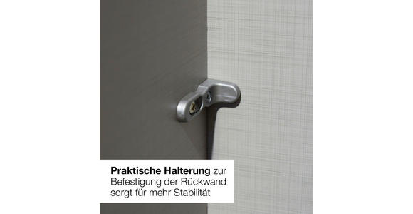 SCHWEBETÜRENSCHRANK  in Grau, Sahara  - Schwarz/Grau, KONVENTIONELL, Glas/Holzwerkstoff (313/236/65cm) - Carryhome