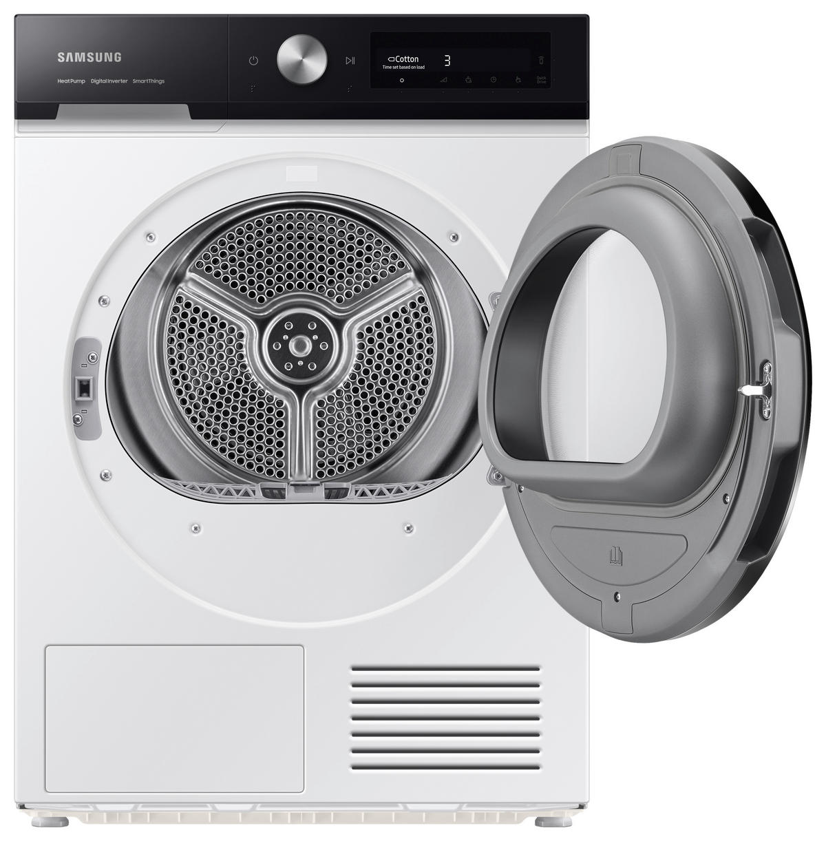 WÄRMEPUMPENTROCKNER DV90BB7445GES2  - Schwarz/Weiß, Basics, Kunststoff/Metall (60/85/60cm) - Samsung