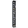 CD-REGAL Schwarz  - Schwarz, Basics, Holzwerkstoff (21/183/20cm) - MID.YOU