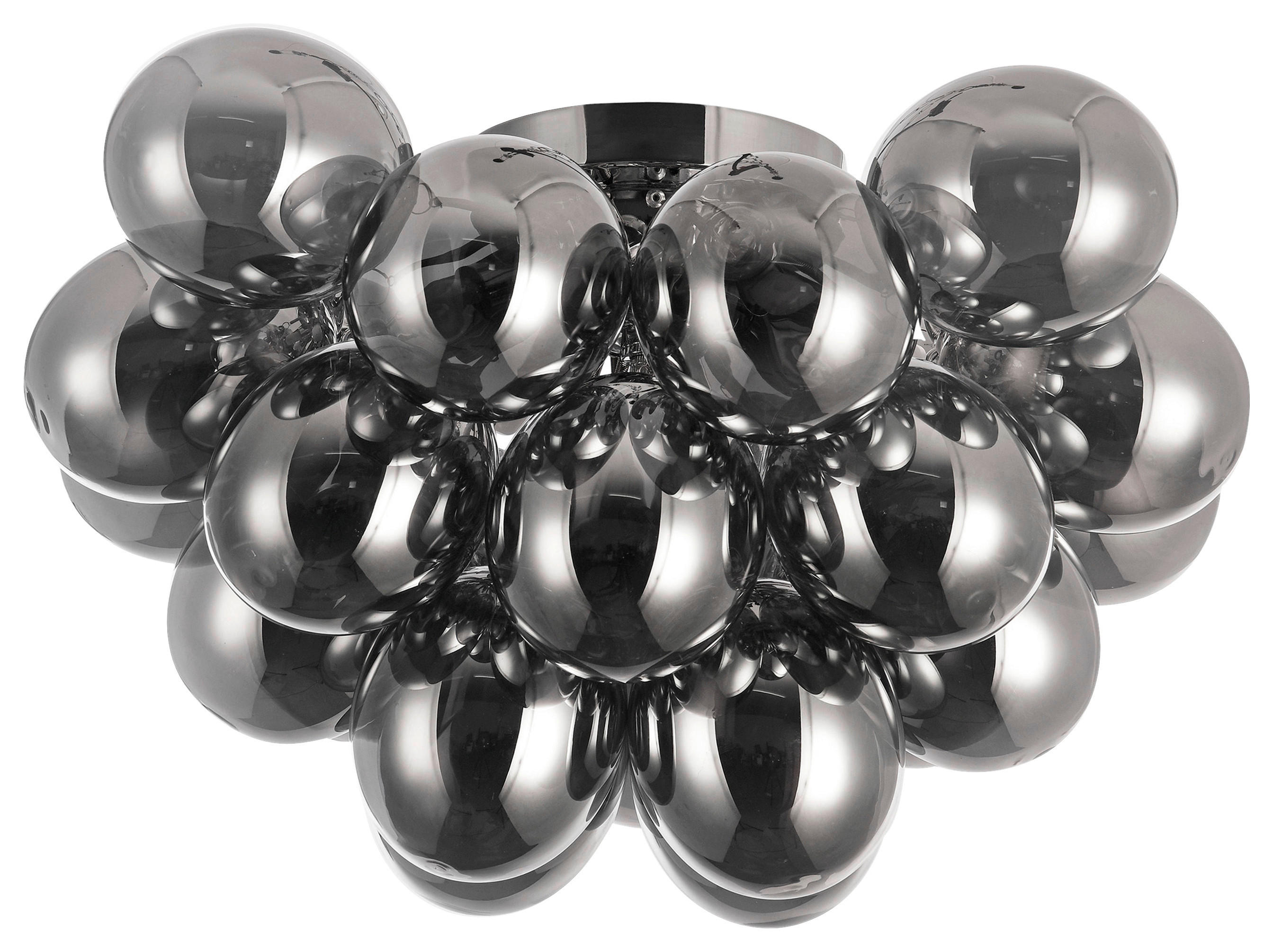DECKENLEUCHTE 50/29,5/50 cm   - Nickelfarben, Trend, Glas/Metall (50/29,5/50cm) - MAYTONI