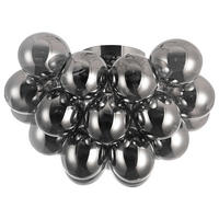 DECKENLEUCHTE 50/29,5/50 cm   - Nickelfarben, Trend, Glas/Metall (50/29,5/50cm) - MAYTONI