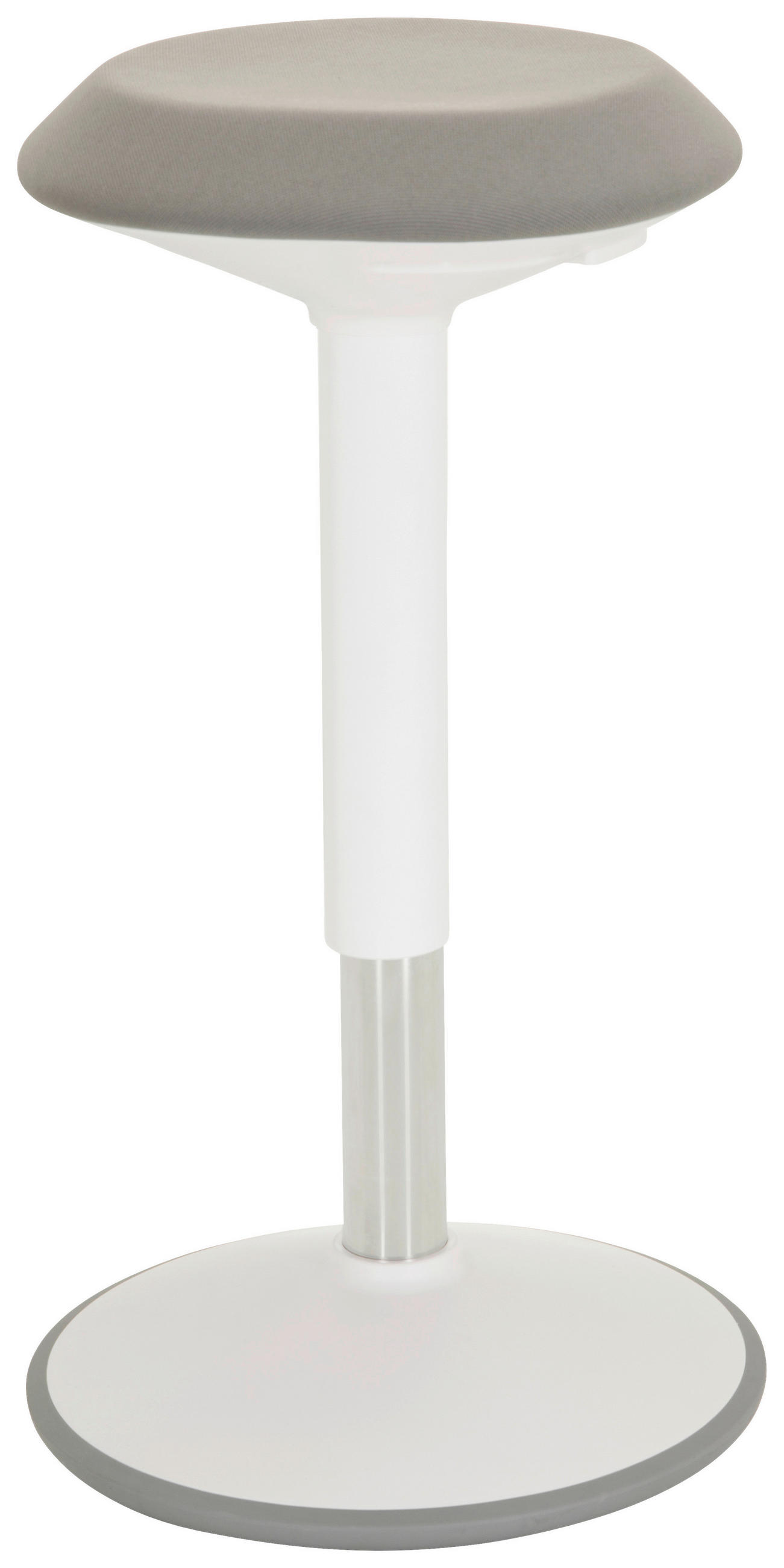 STÅSTÖD  grå, vit  - vit/grå, Modern, textil/plast (36/56/36cm) - MID.YOU