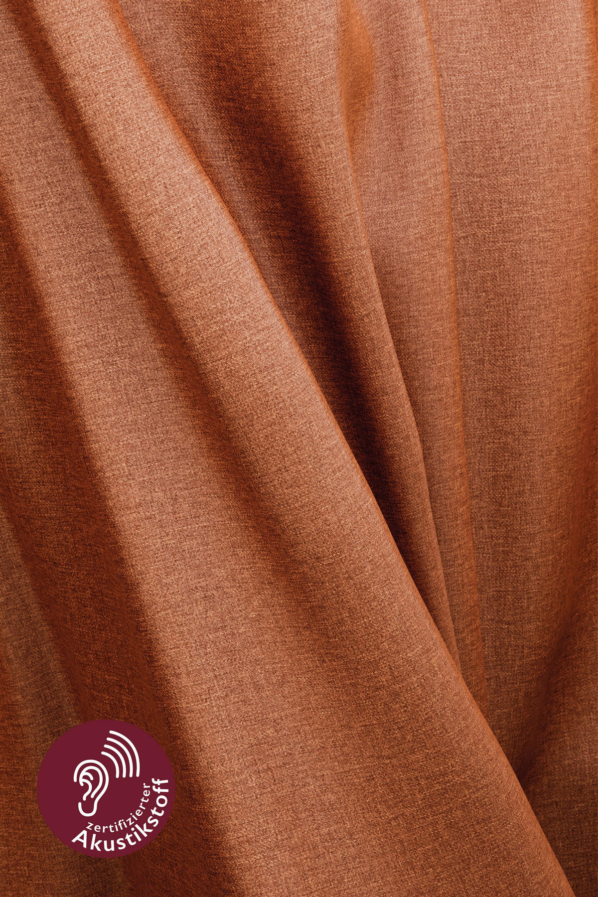 FERTIGVORHANG  blickdicht  140/245 cm   - Rostfarben, Basics, Textil (140/245cm) - Fuggerhaus