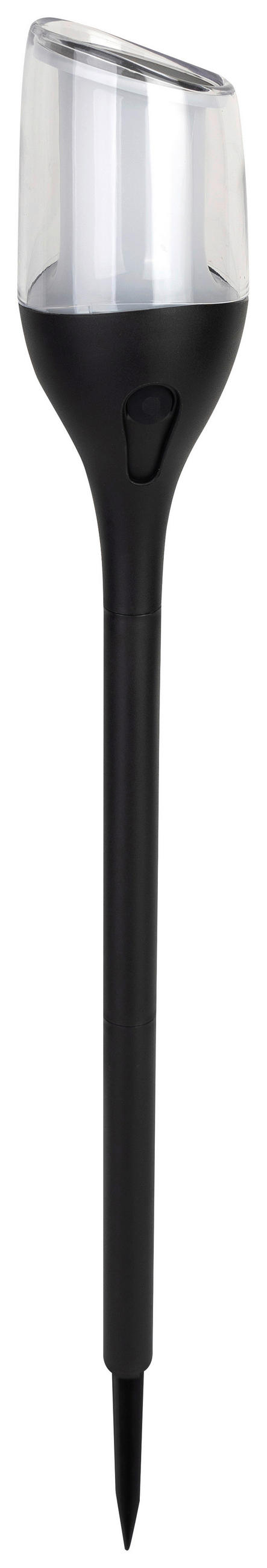 SADA SOLÁRNÍCH SVÍTIDEL, 7,5/64,5 cm - černá/čiré, Basics, plast (7,5/64,5cm) - Ambia Garden