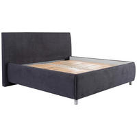 OBLAZINJENA POSTELJA   x  ,  - barve aluminija, Basics, les (180/200cm) - Esposa