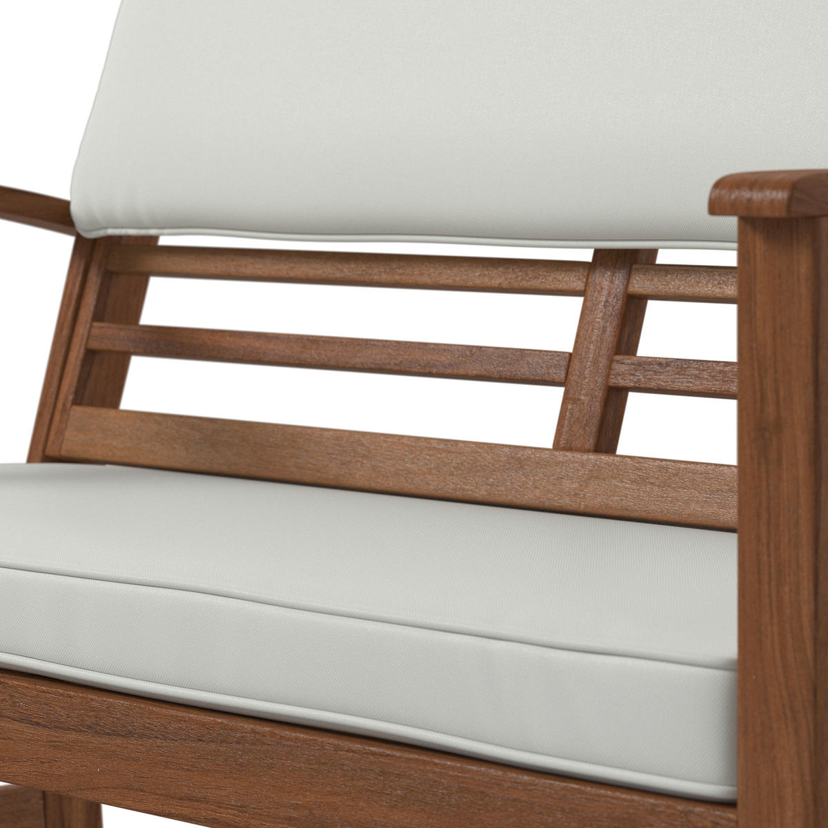 LOUNGEGARNITUR   80/50/33 cm Akazie vollmassiv  - Taupe/Naturfarben, MODERN, Holz/Wellpappe (80/50/33cm) - Ambia Garden