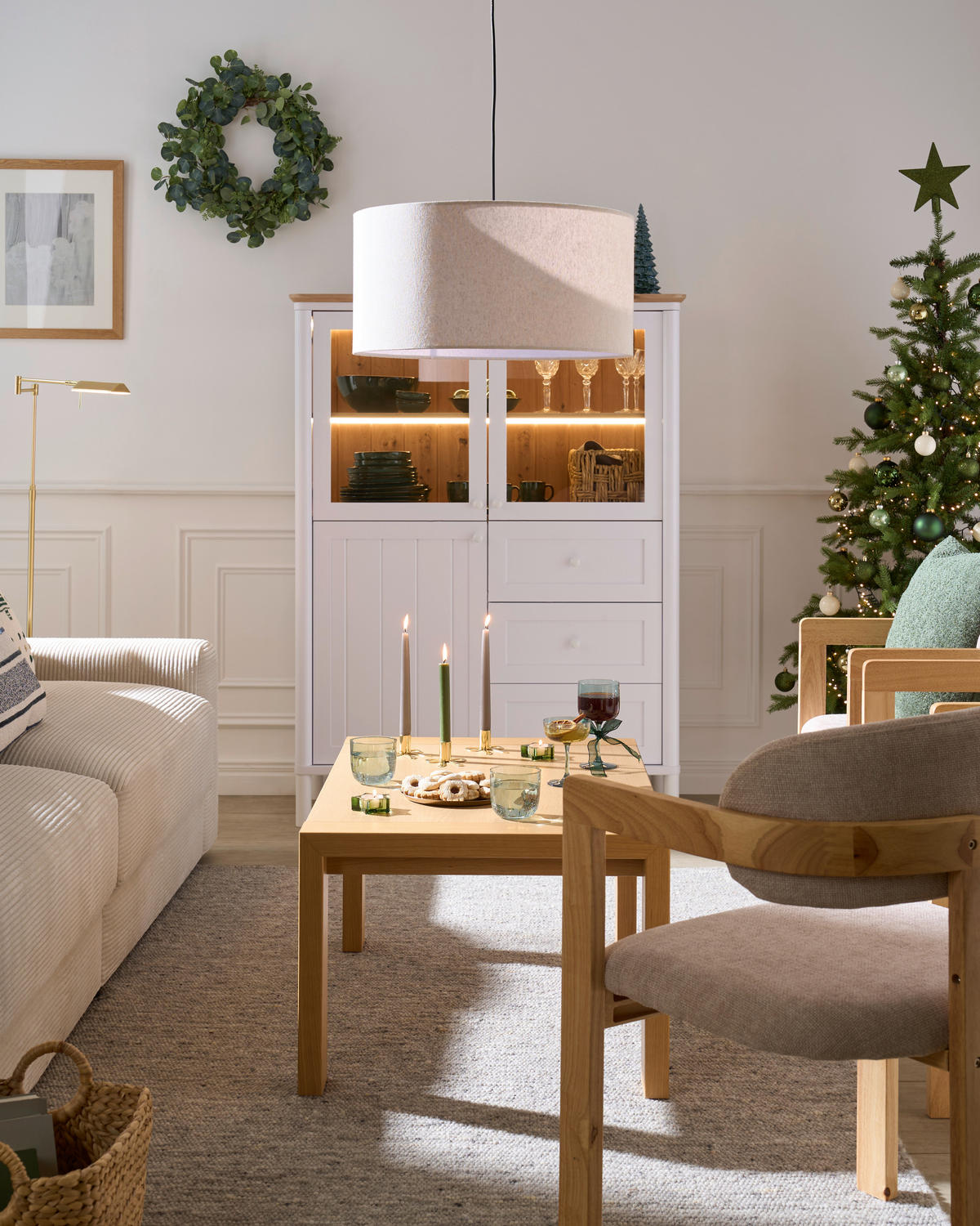 MEGA POHOVKA, textil, krémová - černá/krémová, Moderní, textil/plast (278/93/112cm) - Carryhome