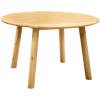 ESSTISCH 125/125/76 cm Echtholz  Holz rund Eichefarben  - Eichefarben, Design, Holz (125/125/76cm) - Niels Andersson