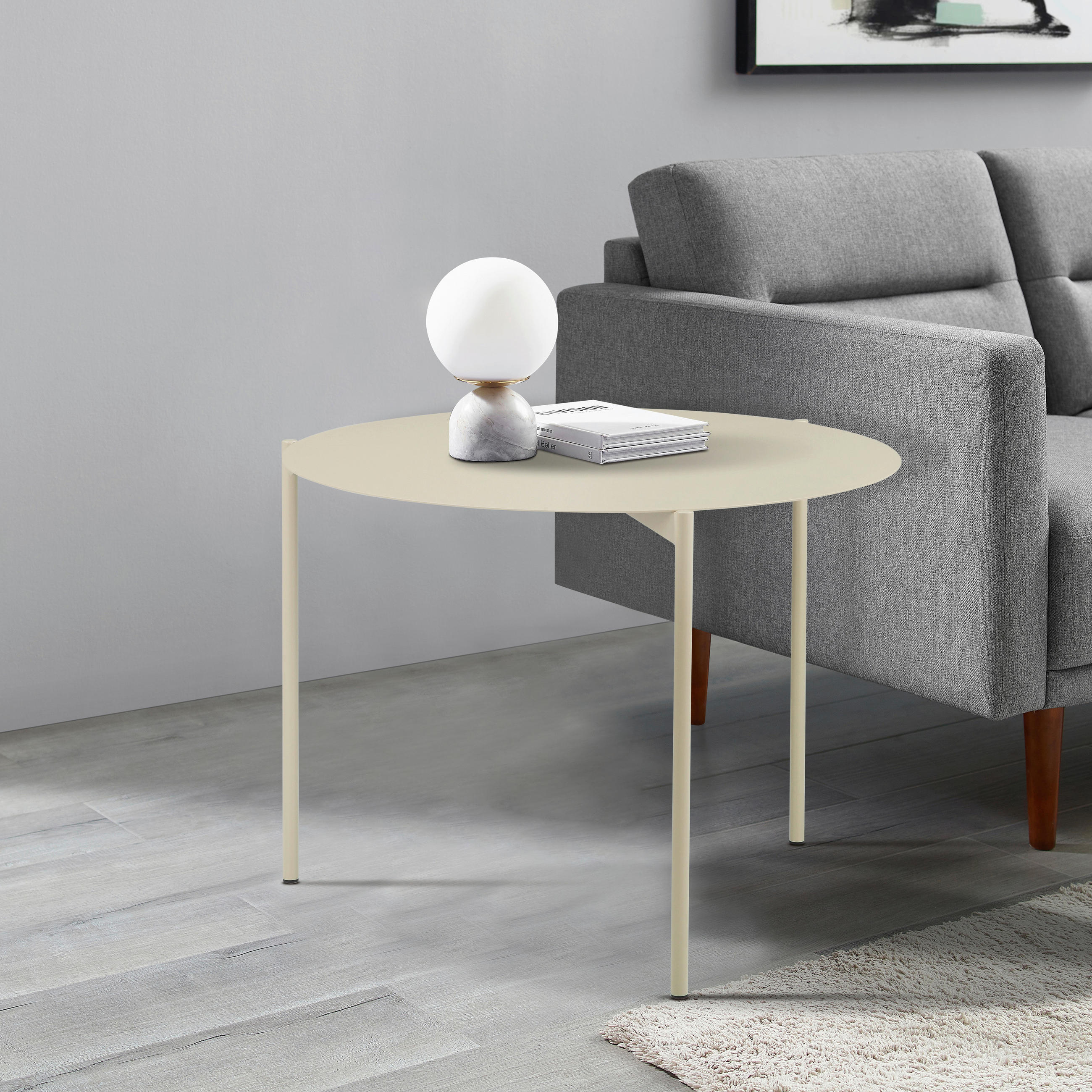 COUCHTISCH in Metall 60/60/45 cm  - Kaschmir, Design, Metall (60/60/45cm) - Carryhome