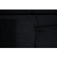 ECKSOFA in Chenille Anthrazit  280/205 cm  - Anthrazit/Schwarz, Design, Textil/Metall (280/205cm) - Xora