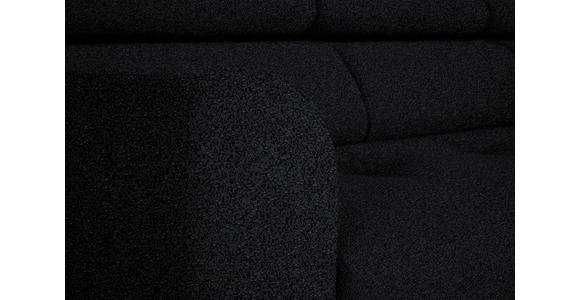 ECKSOFA in Chenille Anthrazit 280/205 cm - Anthrazit/Schwarz, Design, Textil/Metall (280/205cm) - Xora