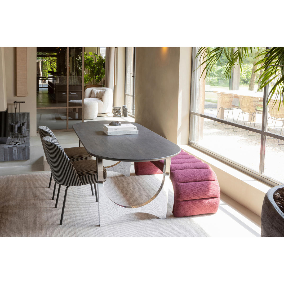 TISCHGESTELL in Metall   - Chromfarben, MODERN, Metall (79/72/10cm) - Livetastic