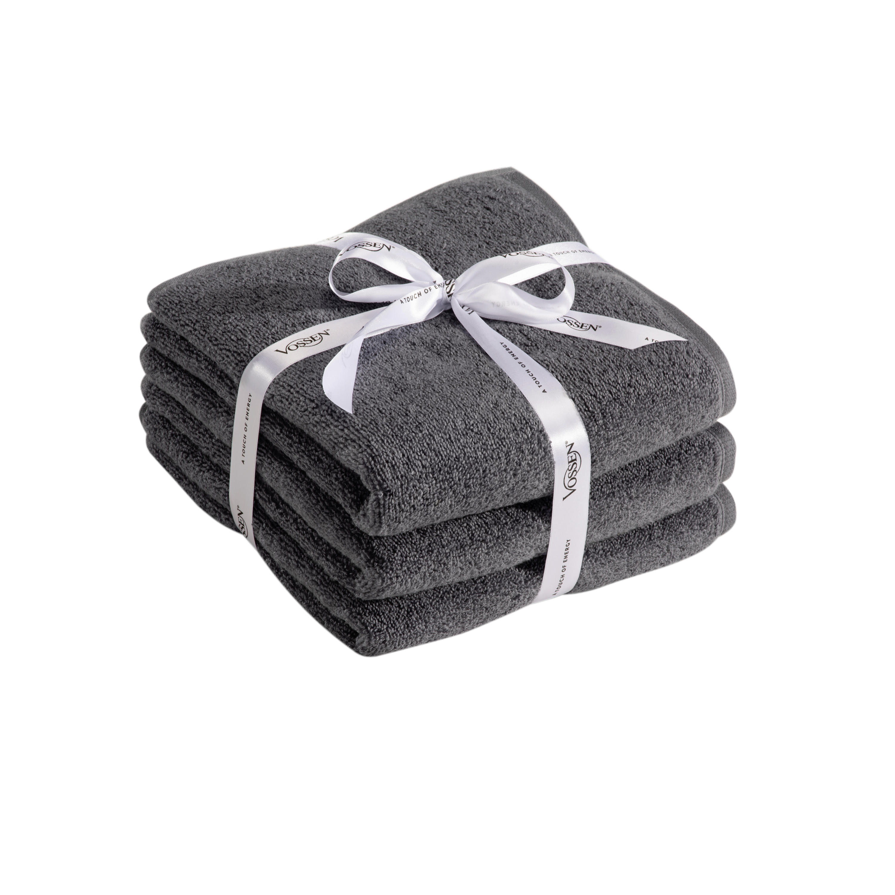 HANDTUCH Smart Towel  - Grau, Basics, Textil (50/100cm) - Vossen