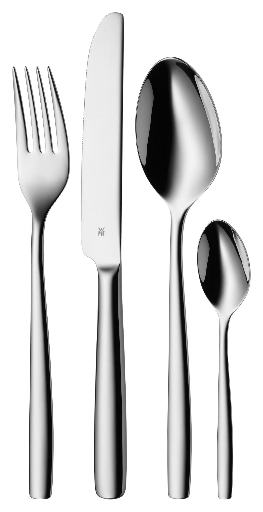 BESTECKSET Profi Select 4-teilig Edelstahl - Edelstahlfarben, Design, Metall (24,5/14/2,5cm) - WMF