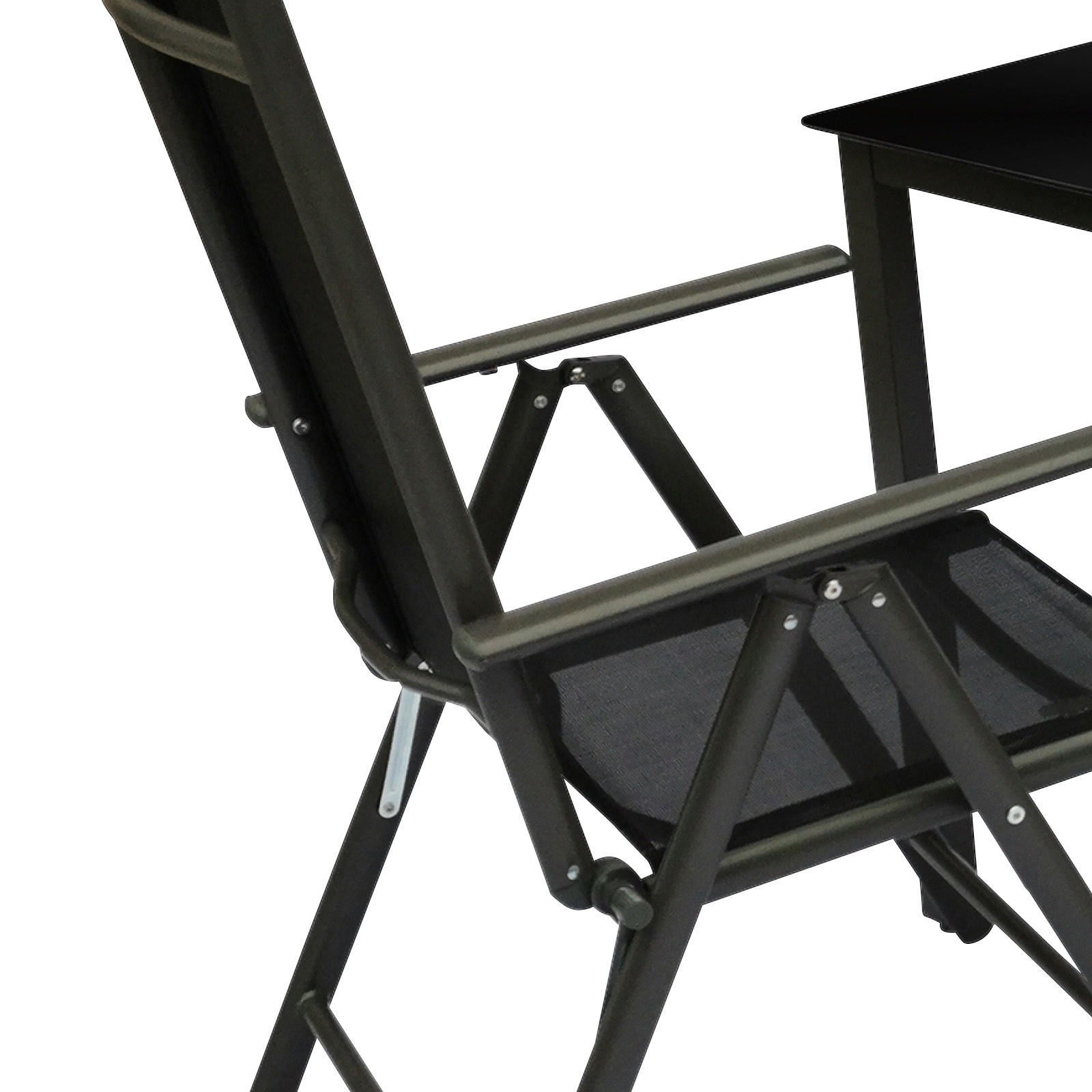 ENSEMBLE DE JARDIN   - Anthrazit/Schwarz, Basics, Glas/Metall (80/73/80cm) - MID.YOU
