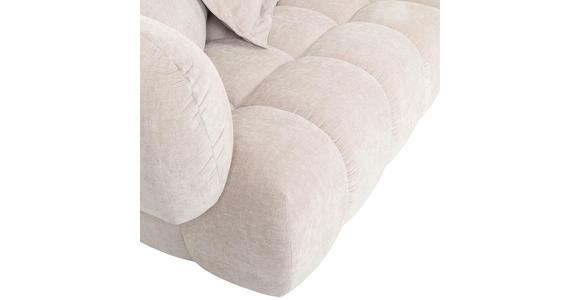 ECKSOFA Beige Flachgewebe  - Beige/Schwarz, KONVENTIONELL, Kunststoff/Textil (262/156cm) - Carryhome