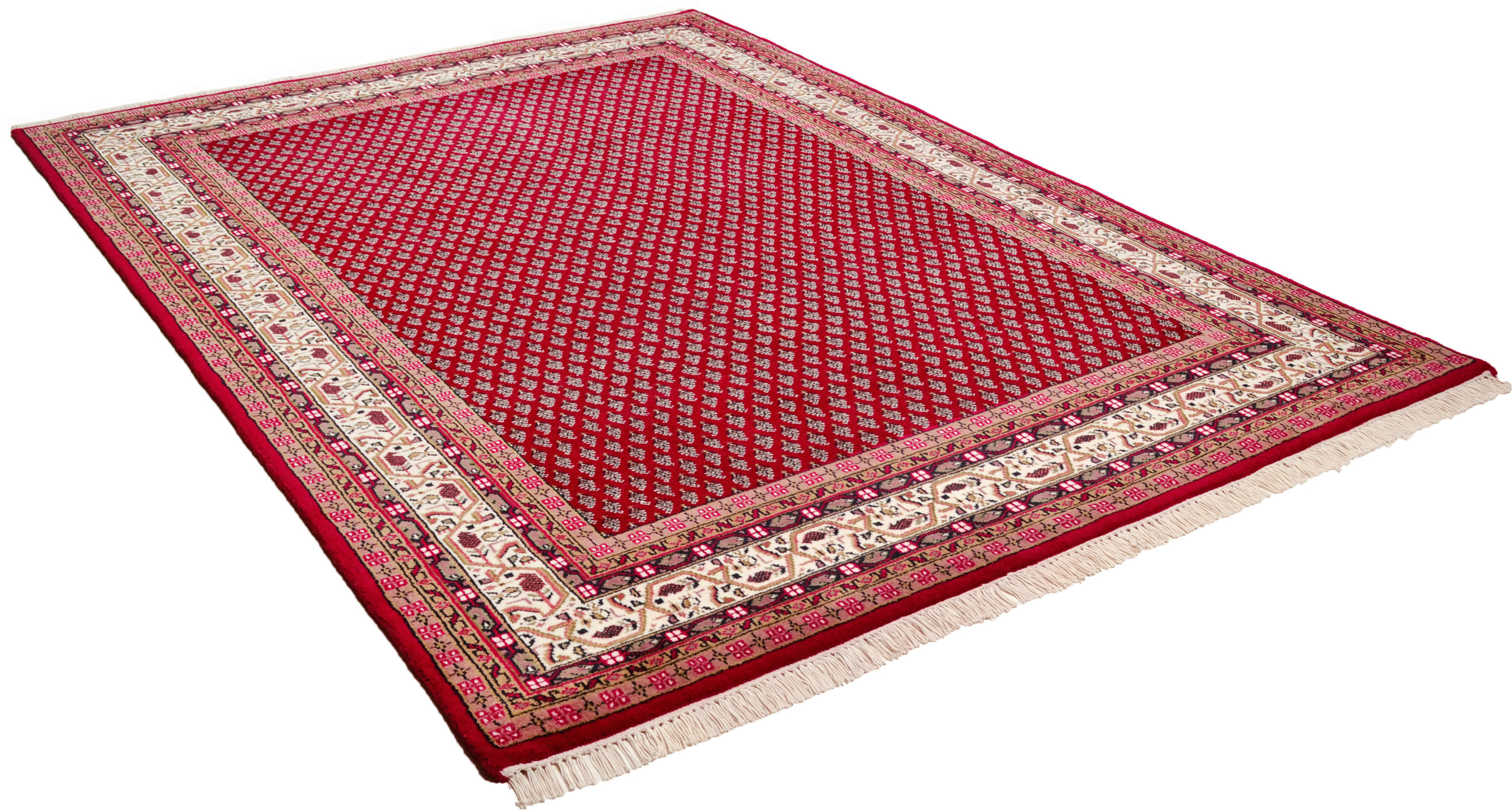 ORIENTALSKA PREPROGA  70/140 cm   krem, rdeča  - rdeča/krem, Konvencionalno, tekstil (70/140cm)
