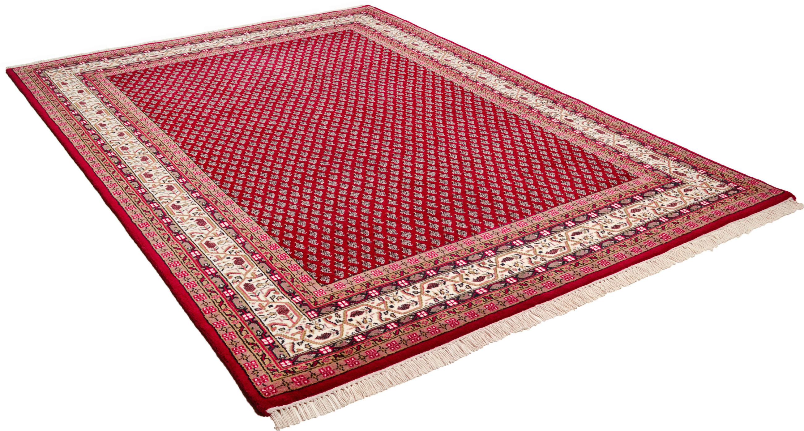 ORIJENTALNI TEPIH 70/140 cm   krem, crvena  CHANDI MIR  - crvena/krem, Konvencionalno, tekstil (70/140cm)