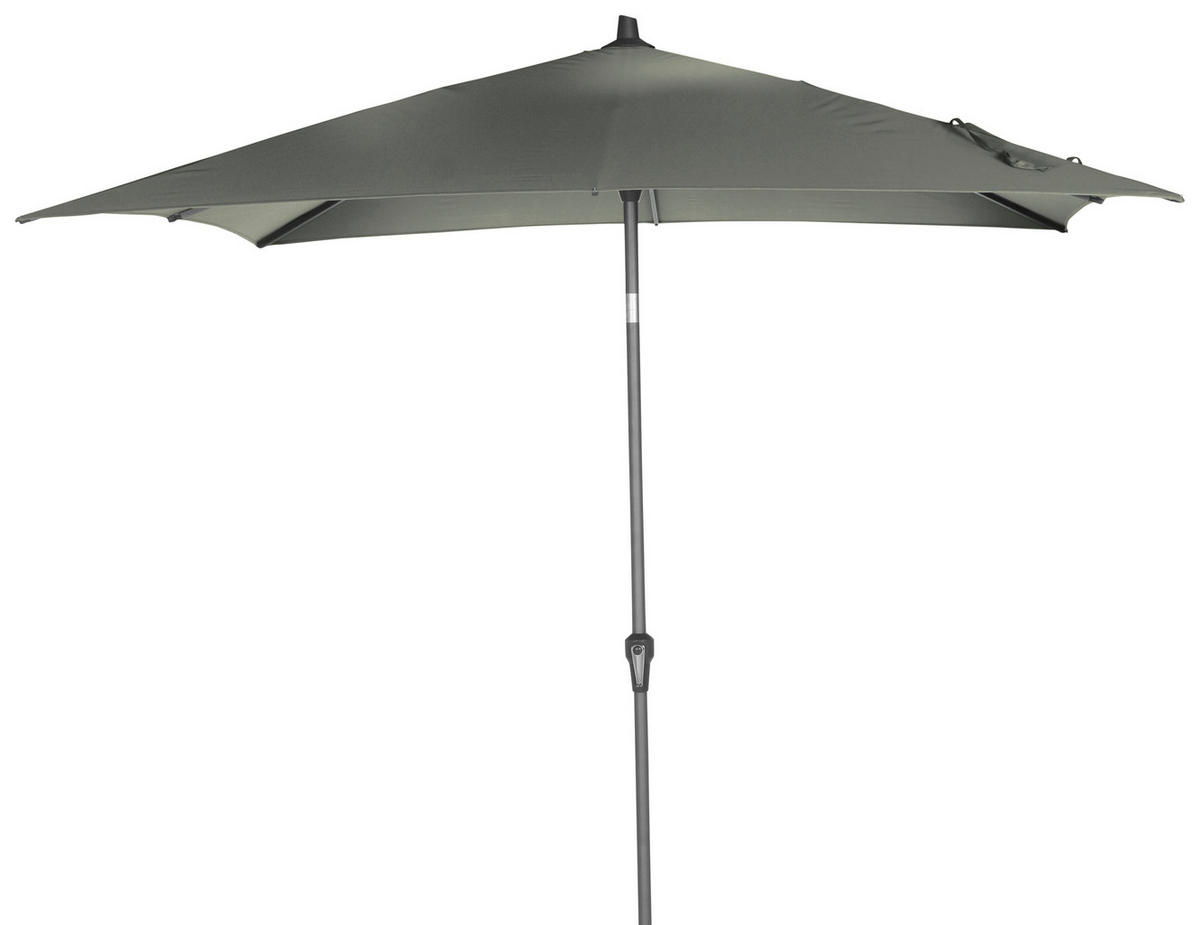 SONNENSCHIRM 250 cm  - Anthrazit/Olivgrün, KONVENTIONELL, Textil/Metall (250/250cm) - Siena Garden