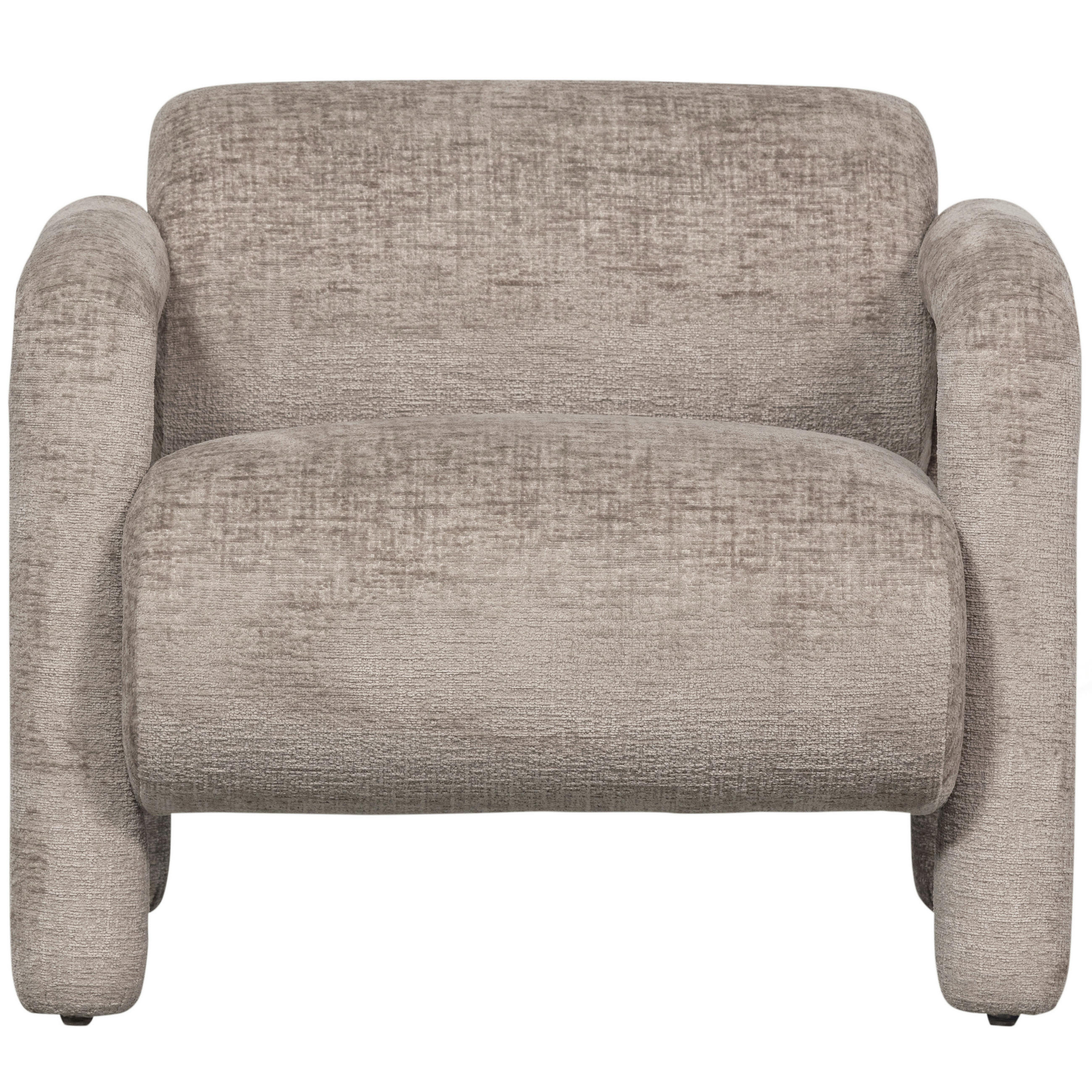 SESSEL in Samt Sandfarben - Sandfarben, Design, Textil (76/65/82cm) - Livetastic