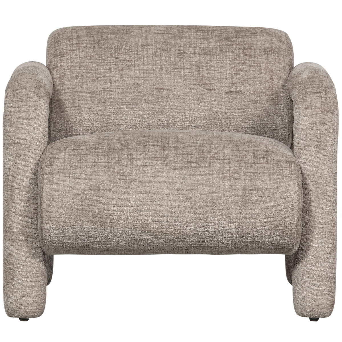 SESSEL in Samt Sandfarben  - Sandfarben, Design, Textil (76/65/82cm) - Livetastic