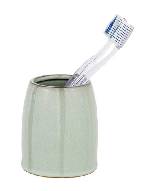 ZAHNPUTZBECHER Keramik  - Grün, Konventionell, Keramik (8,5/10,5/8,5cm) - Schöner Wohnen