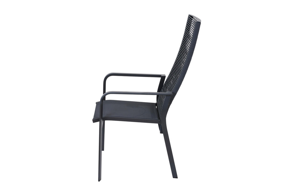 GARTENSESSEL Metall Grau  - Grau, Basics, Metall (60/113/63cm) - Siena Garden