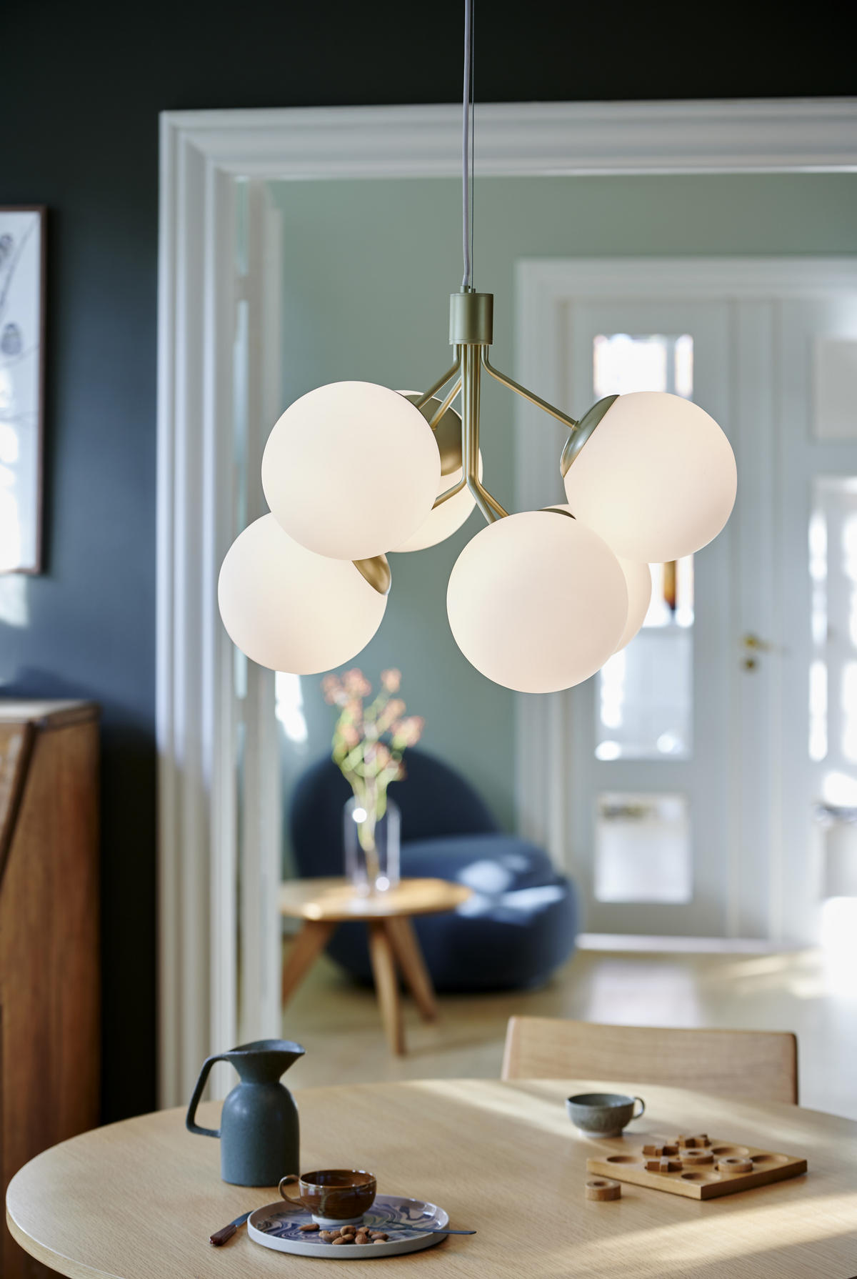 HÄNGELEUCHTE IVONA 45/62 cm   - Messingfarben, KONVENTIONELL, Glas/Metall (45/62cm) - Nordlux