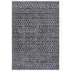 OUTDOORTEPPICH 80/150 cm Twin Supreme Schwarz, Grau  - Schwarz/Grau, Design, Kunststoff (80/150cm) - Hanse Home