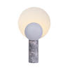TISCHLEUCHTE Caché 30/49 cm   - Weiß/Grau, Design, Stein/Metall (30/49cm) - Nordlux