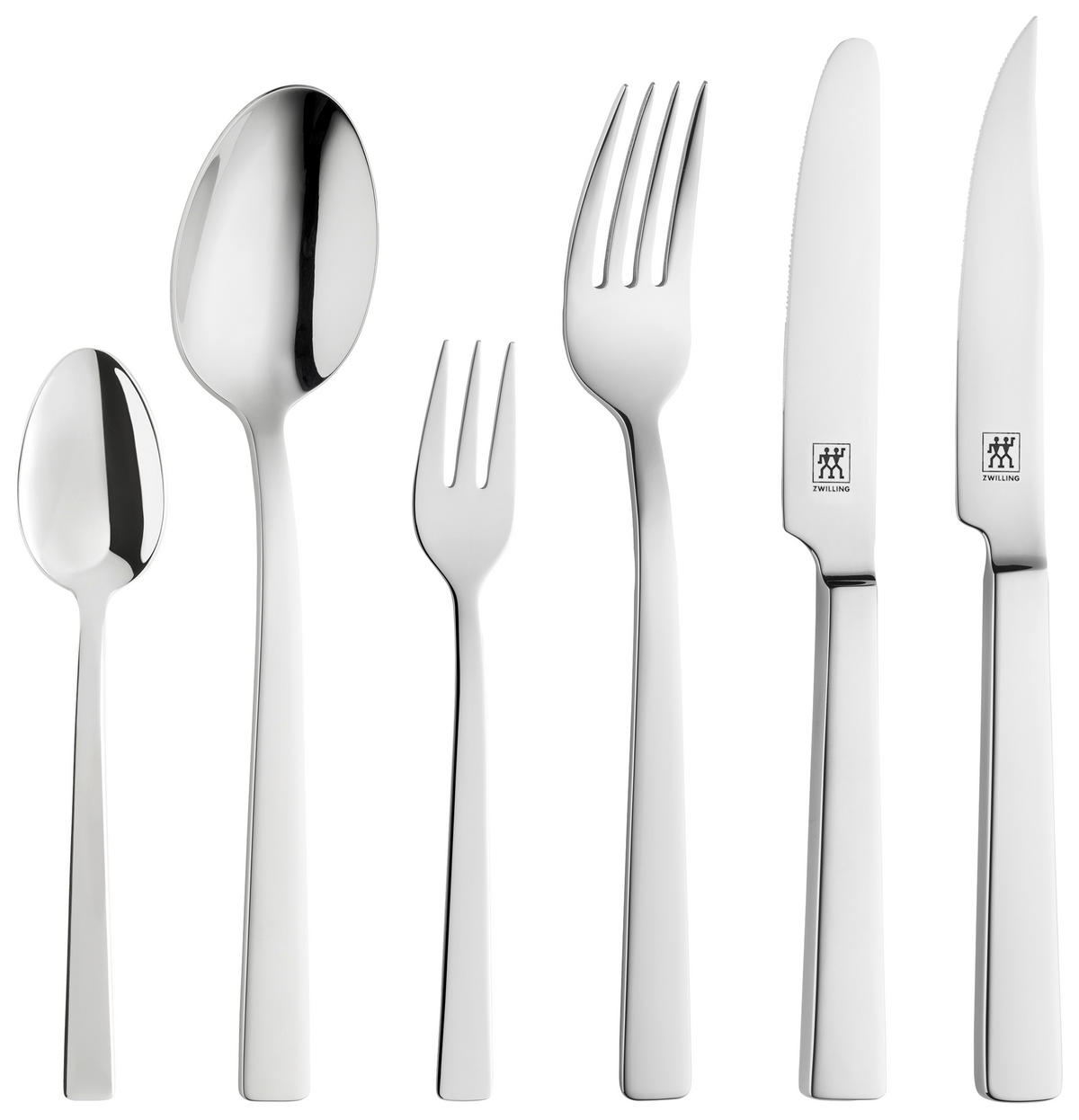 BESTECKSET ZWILLING KING POL. 72-teilig Edelstahl  - Edelstahlfarben, Basics, Metall - Zwilling