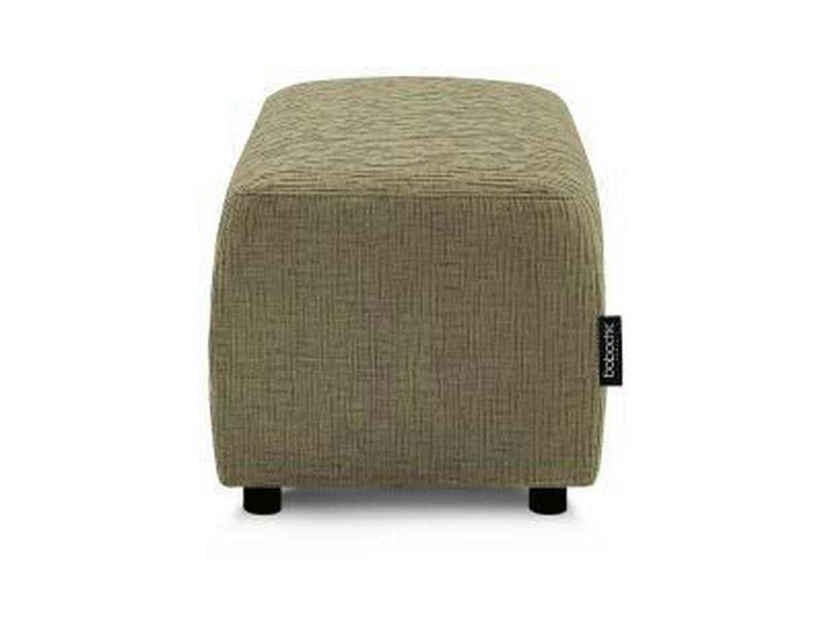 HOCKER ATILLA Struktur Grün  - Schwarz/Grün, MODERN, Kunststoff/Textil (92/44/48cm)
