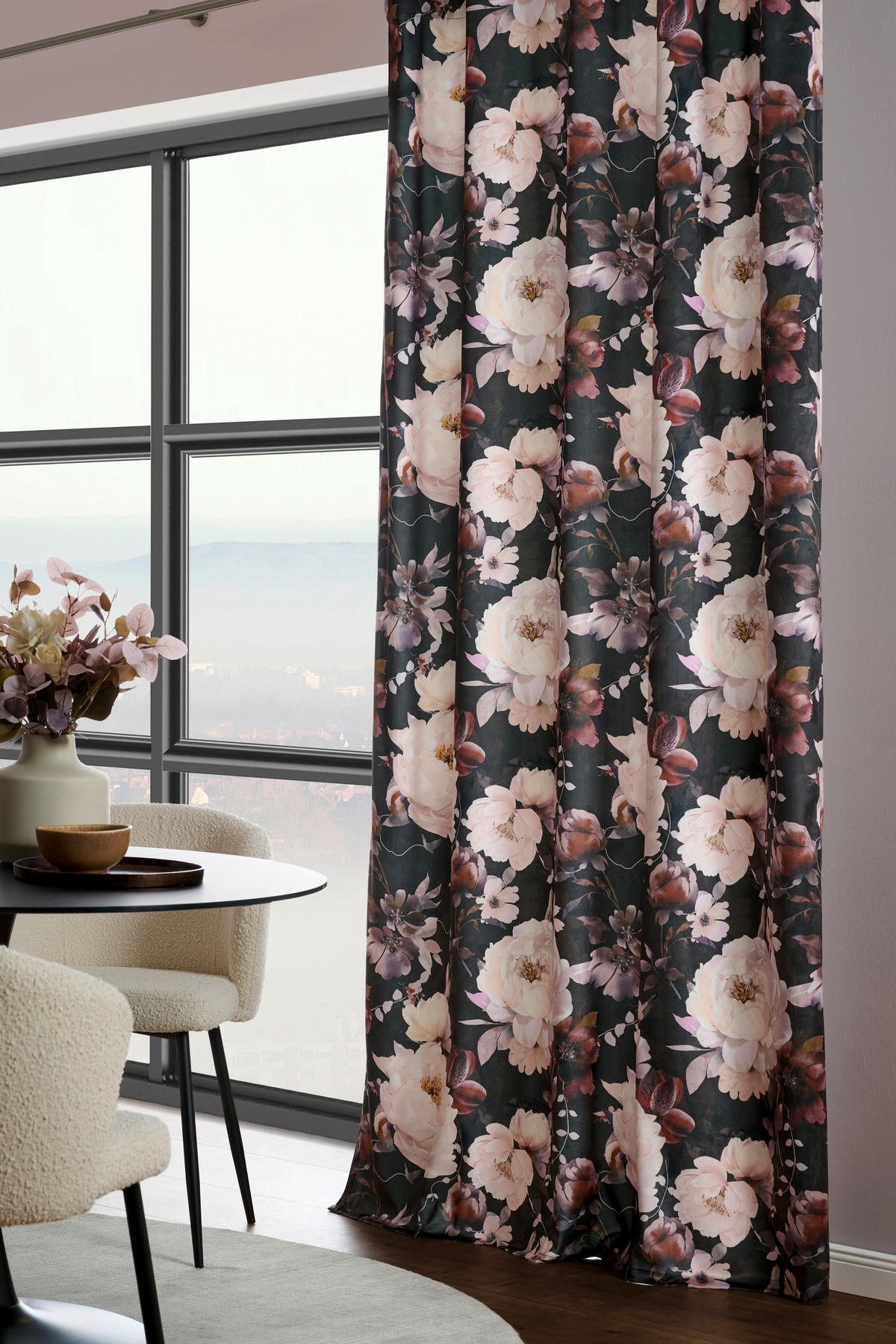 HOTOVÝ ZÁVĚS, neprůsvitné, 140/245 cm - vícebarevná, Trend, textil (140/245cm) - Esposa