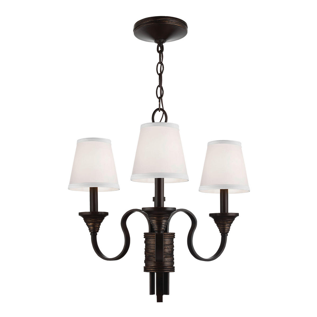 KRONLEUCHTER 55.9 /67.3 cm    - Bronzefarben, Konventionell, Metall (55.9 /67.3cm) - Elstead Lighting