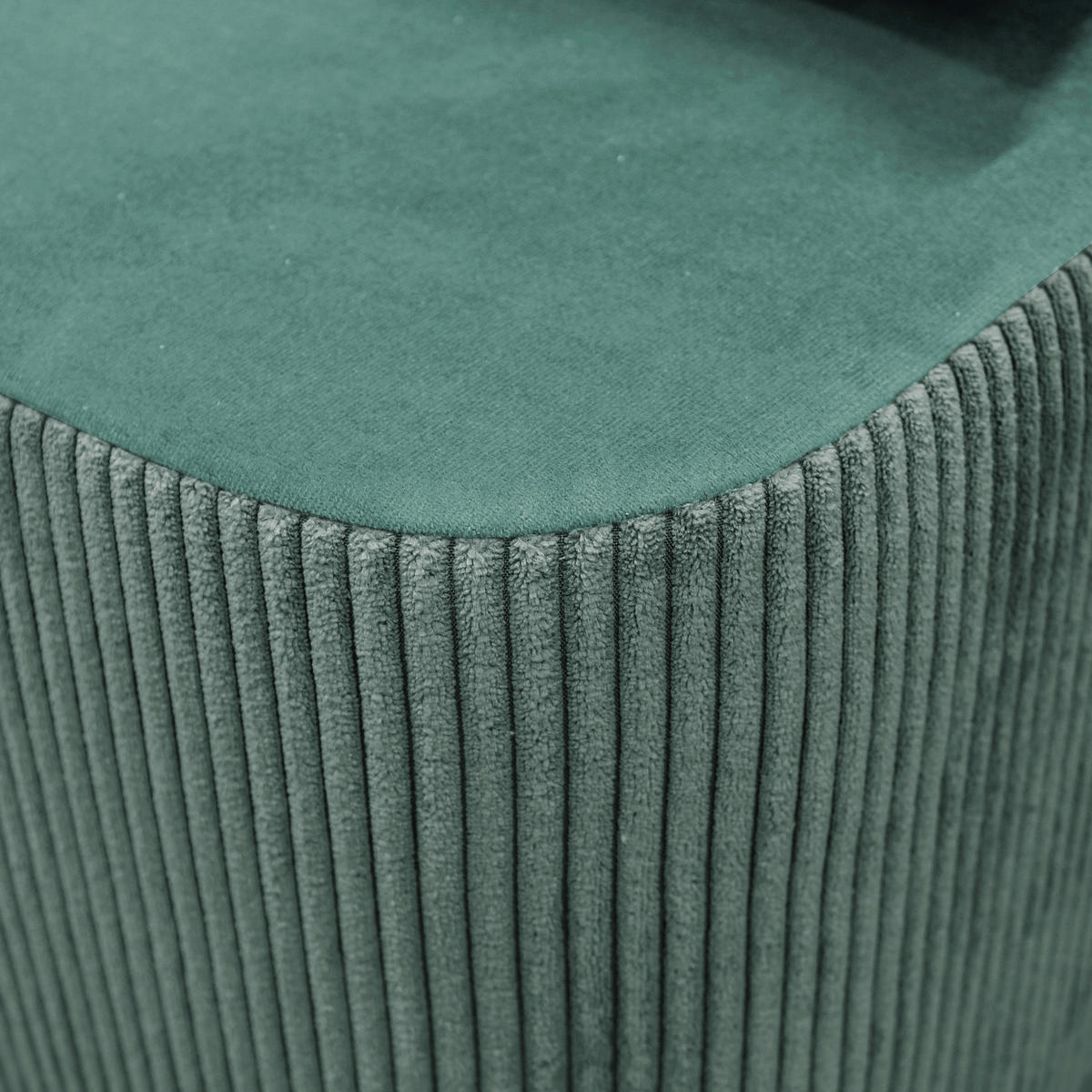 SCHLAFSOFA  mit Liegefunktion Velours Grün  - Schwarz/Grün, Design, Kunststoff/Textil (197/90/83cm) - MID.YOU