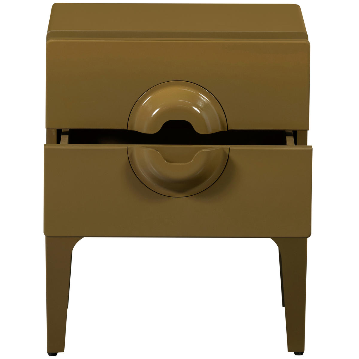 KOMMODE Merge  in 44/57/45 cm  - Honig, Design, Holz/Metall (44/57/45cm) - Livetastic