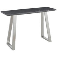 KONSOLENTISCH in Metall, Holzwerkstoff 120/40/76 cm    - Edelstahlfarben/Grau, MODERN, Holzwerkstoff/Metall (120/40/76cm) - MID.YOU