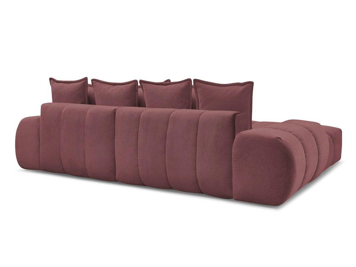 ECKSCHLAFSOFA EVEREST  mit Rücken echt, Armteil links, Armteil rechts Flachgewebe Rot  - Rot/Schwarz, MODERN, Kunststoff/Textil (180/318cm) - Livetastic