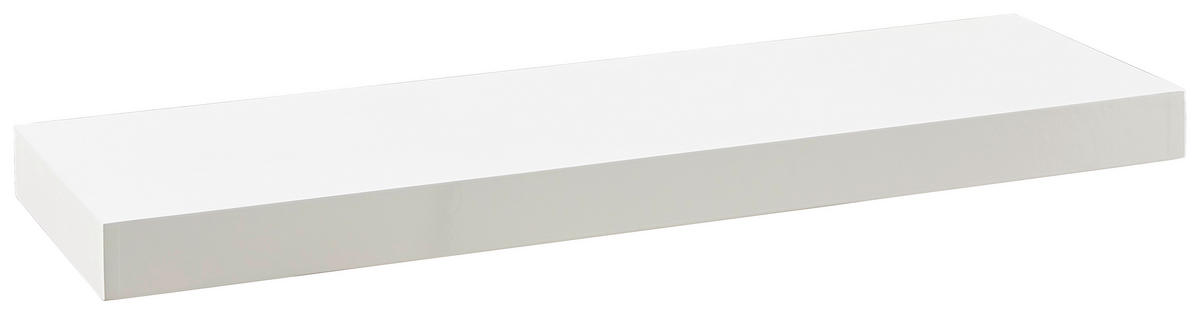 WANDBOARD in 80/5/25 cm Weiss  - Weiss, Basics, Holzwerkstoff (80/5/25cm) - Xora