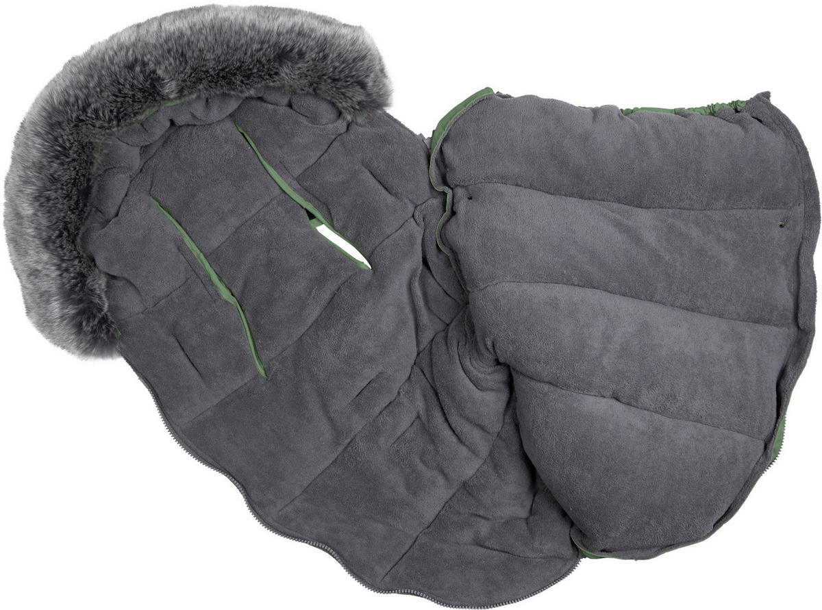 FUSSSACK TRENDY L  - Grün, Basics, Kunststoff/Textil (50/100cm) - Jimmylee