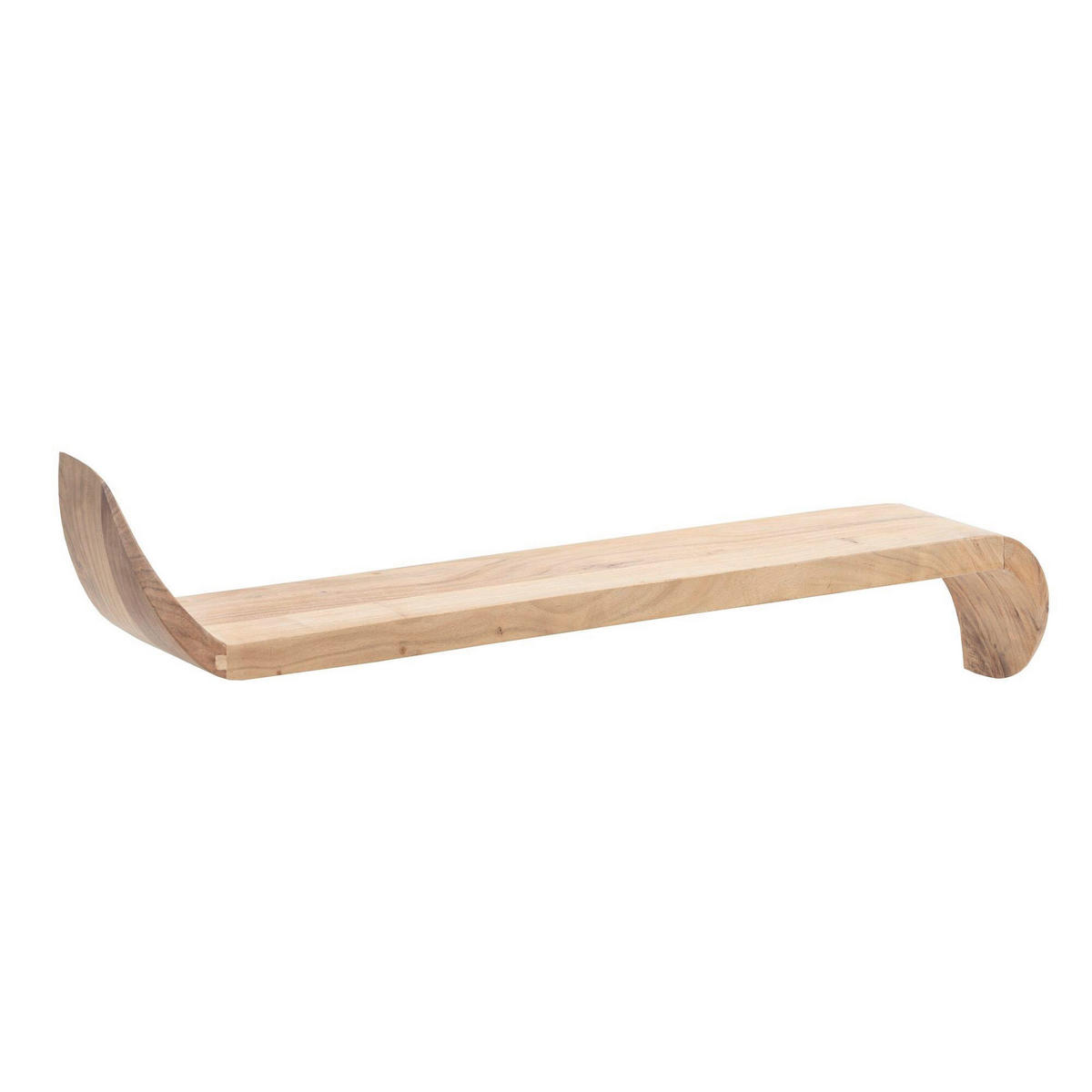 WANDBOARD80/36/20 cm Braun  - Braun, Design, Holz (80/36/20cm) - Livetastic