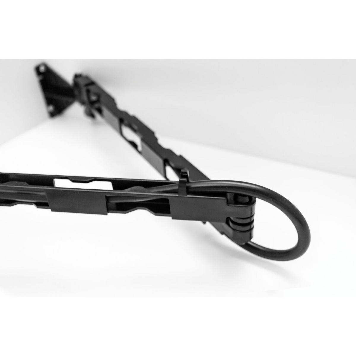 KABELKANAL  in Schwarz  - Schwarz, Basics, Kunststoff/Metall (3,05/12,6/30,5cm) - HKT