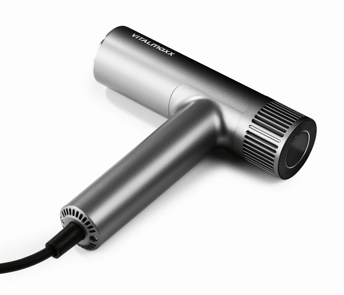 HAARTROCKNER STYLE&SHINE  - Silberfarben/Grau, Basics, Kunststoff/Metall (17,8/16,7/4,6cm)