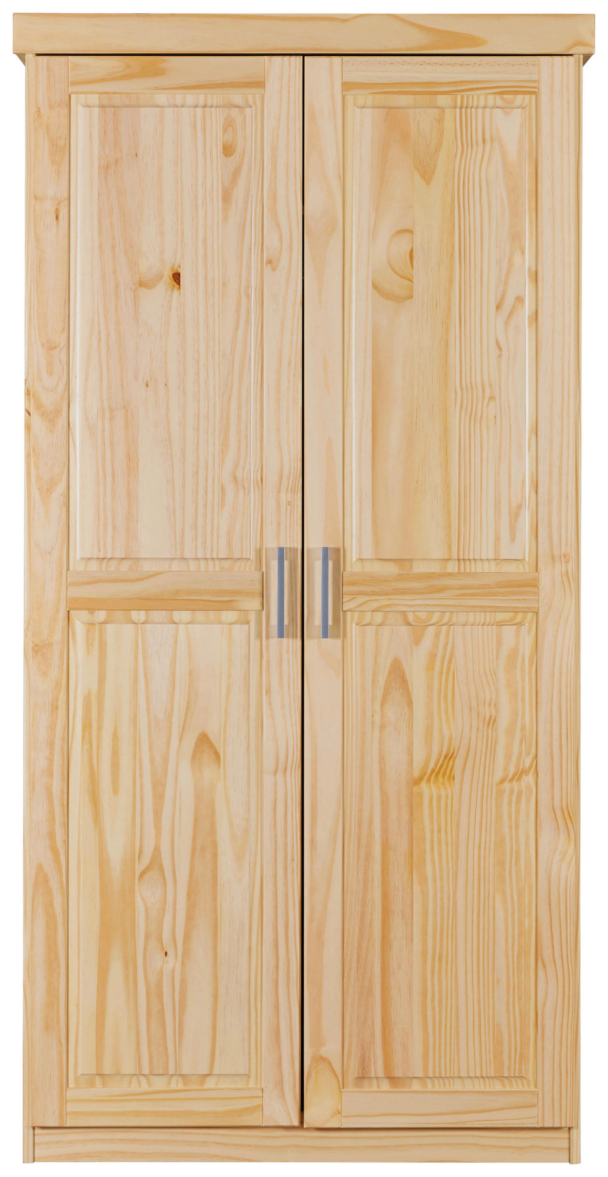 DREHTÜRENSCHRANK 95/190/55 cm 2-türig Kieferfarben  - Alufarben/Kieferfarben, LIFESTYLE, Holz/Metall (95/190/55cm) - MID.YOU