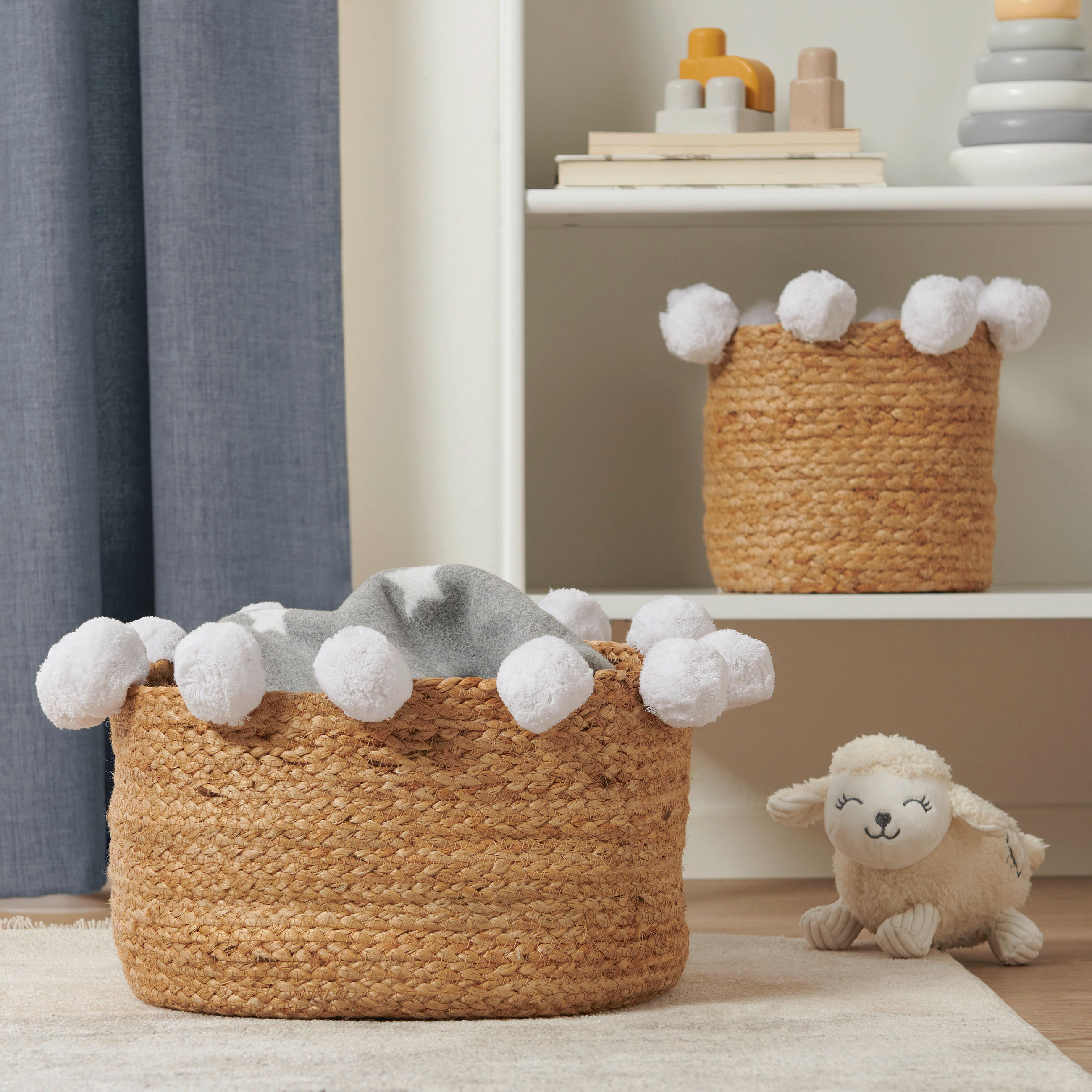 AUFBEWAHRUNGSKÖRBCHEN  28/18 cm    - Naturfarben, Basics, Textil (28/18cm) - Patinio