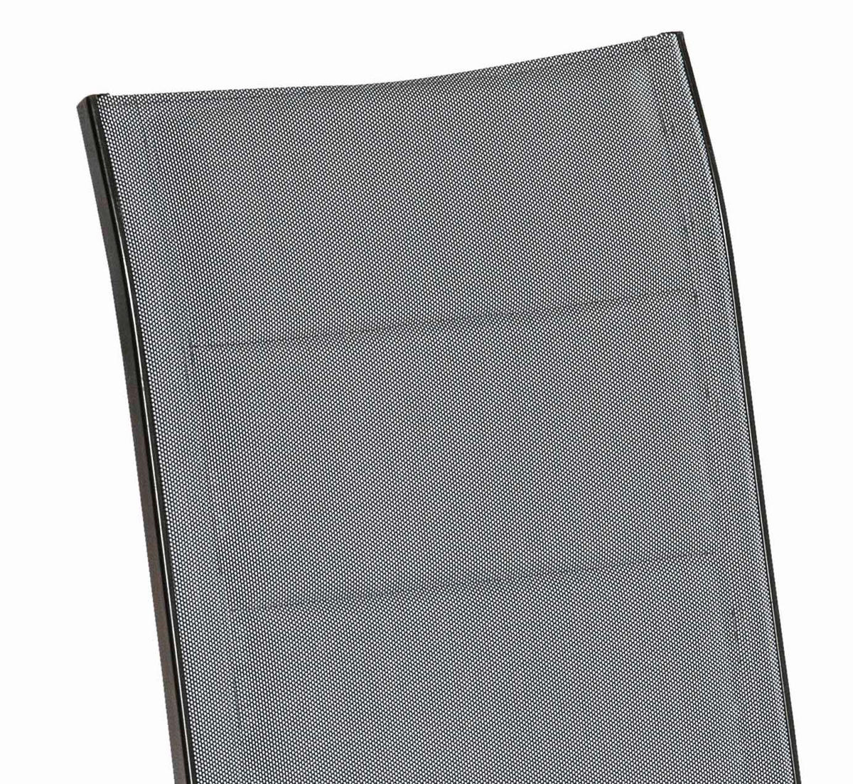 GARTENSESSEL Aluminium Graphitfarben, Grau  - Graphitfarben/Grau, KONVENTIONELL, Textil/Metall (57/110/73cm) - Gardenson