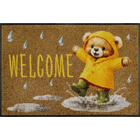 FUSSMATTE 50/75 cm Rainy Steps  - Multicolor, Trend, Kunststoff/Textil (50/75cm) - wash+dry