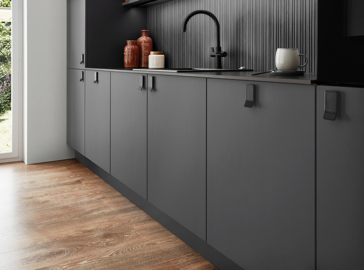 BUCĂTĂRIE LA COMANDĂ   - ardeziu, Design, material pe bază de lemn - Celina