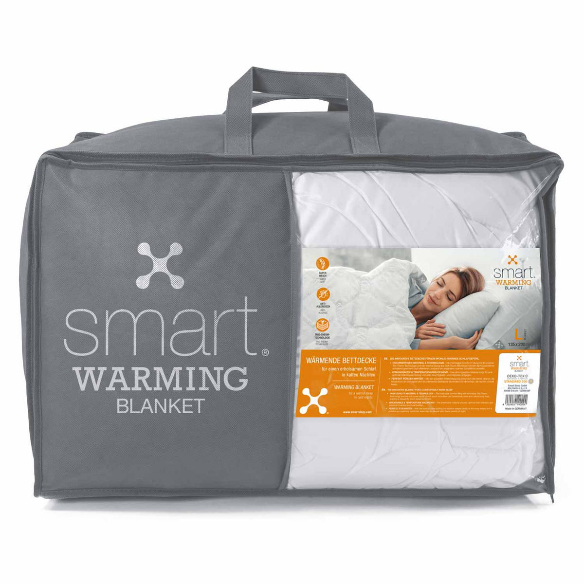 WINTERDECKE  WARMING  135/200 cm   - Basics, Textil (135/200cm) - Smartsleep